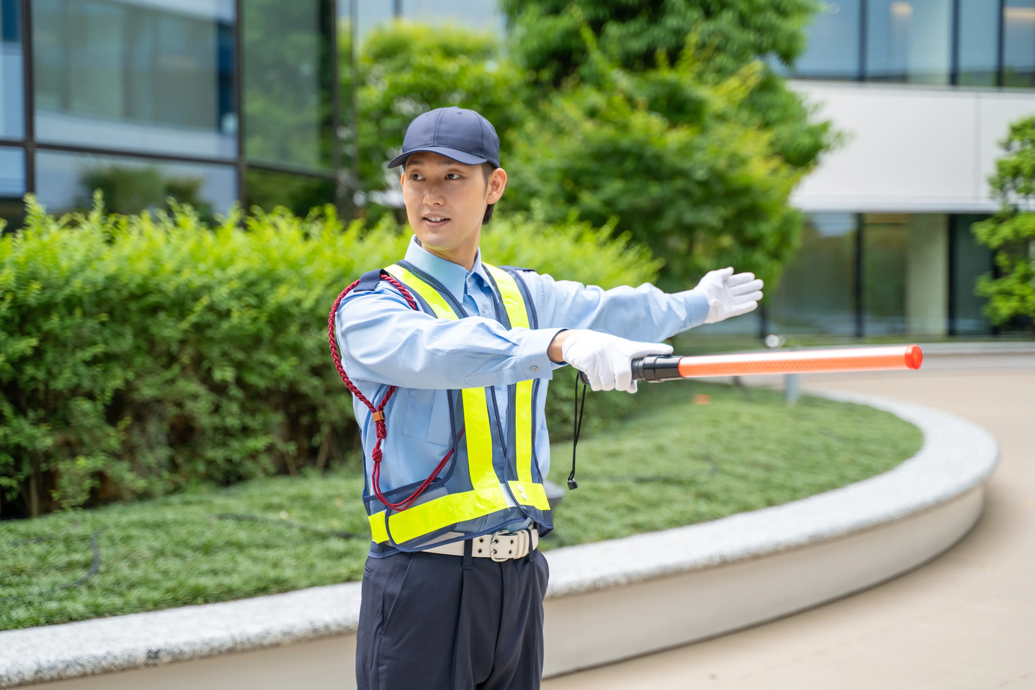 交通誘導のイメージ