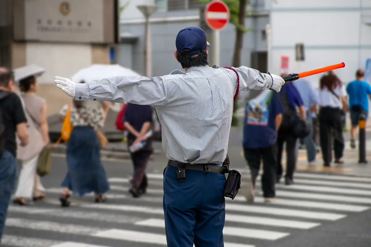 雑踏警備のイメージ